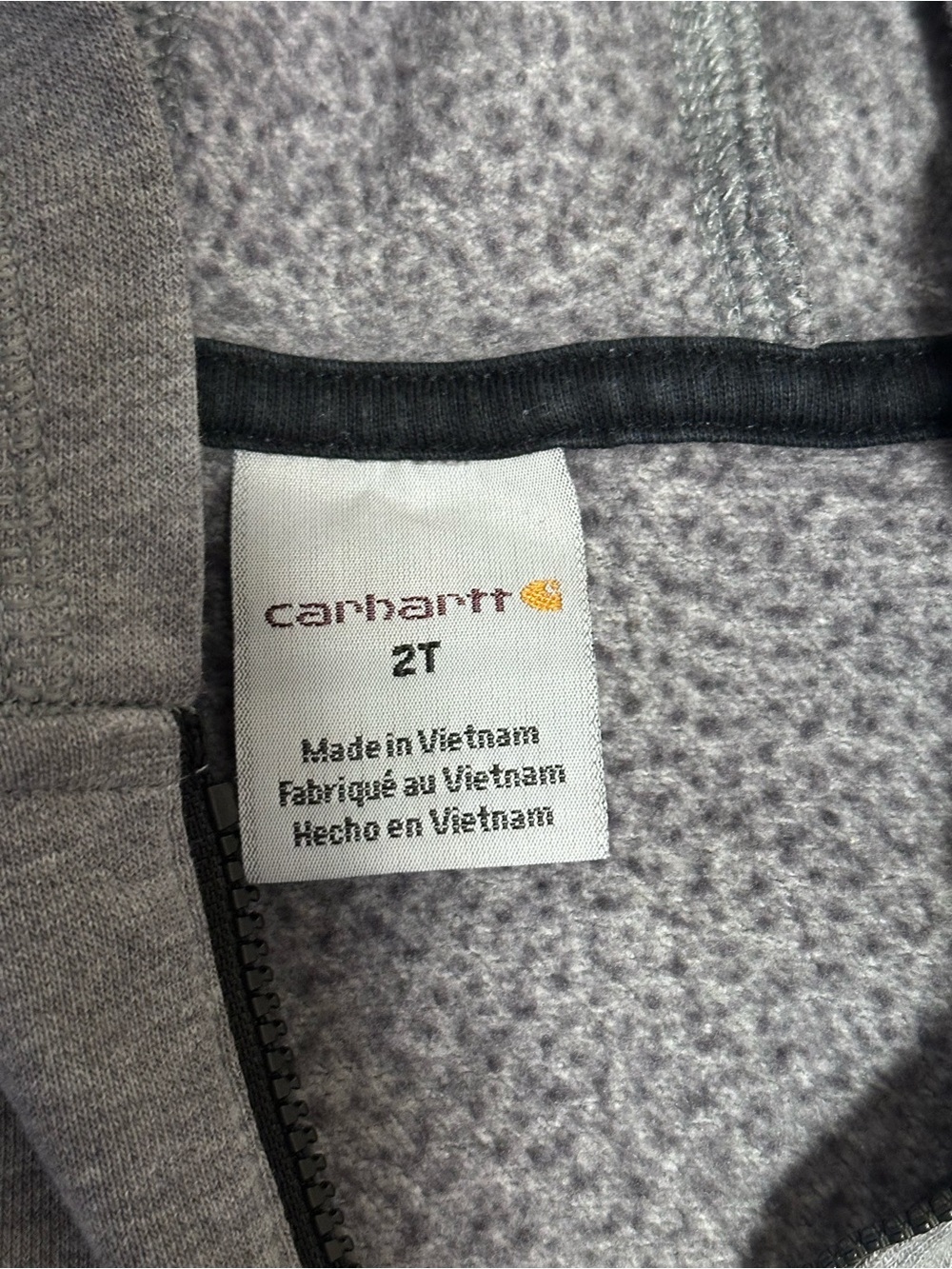 Carhartt Toddler Hooded 1/2 Zip Sweatshirt
Size 2T - Picture 3 of 3